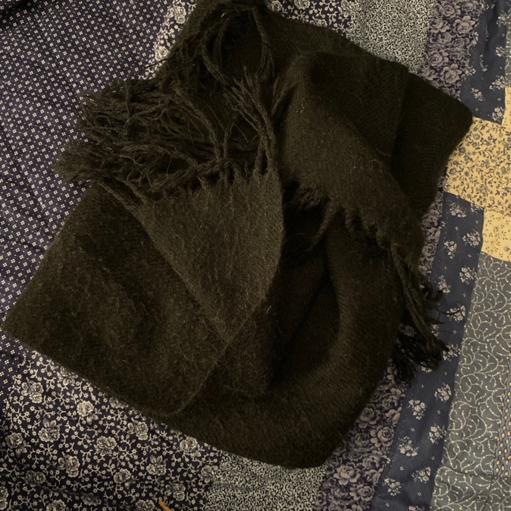 Black Winter Scarf